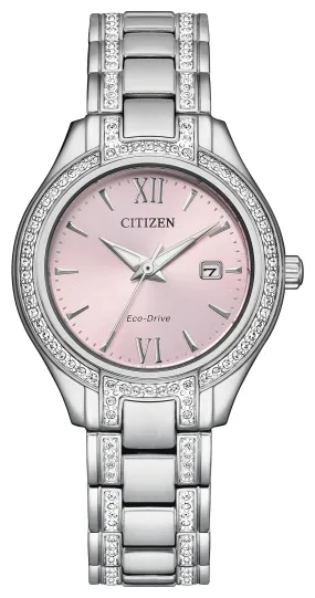 Ladies Silhouette Crystal Citizen Watch