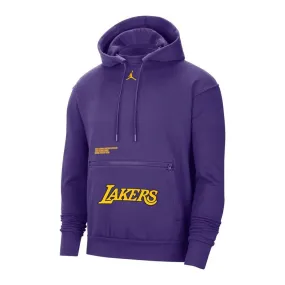 LAKERS JORDAN FLEECE PULLOVER STATEMENT HOODIE (JUNIOR)