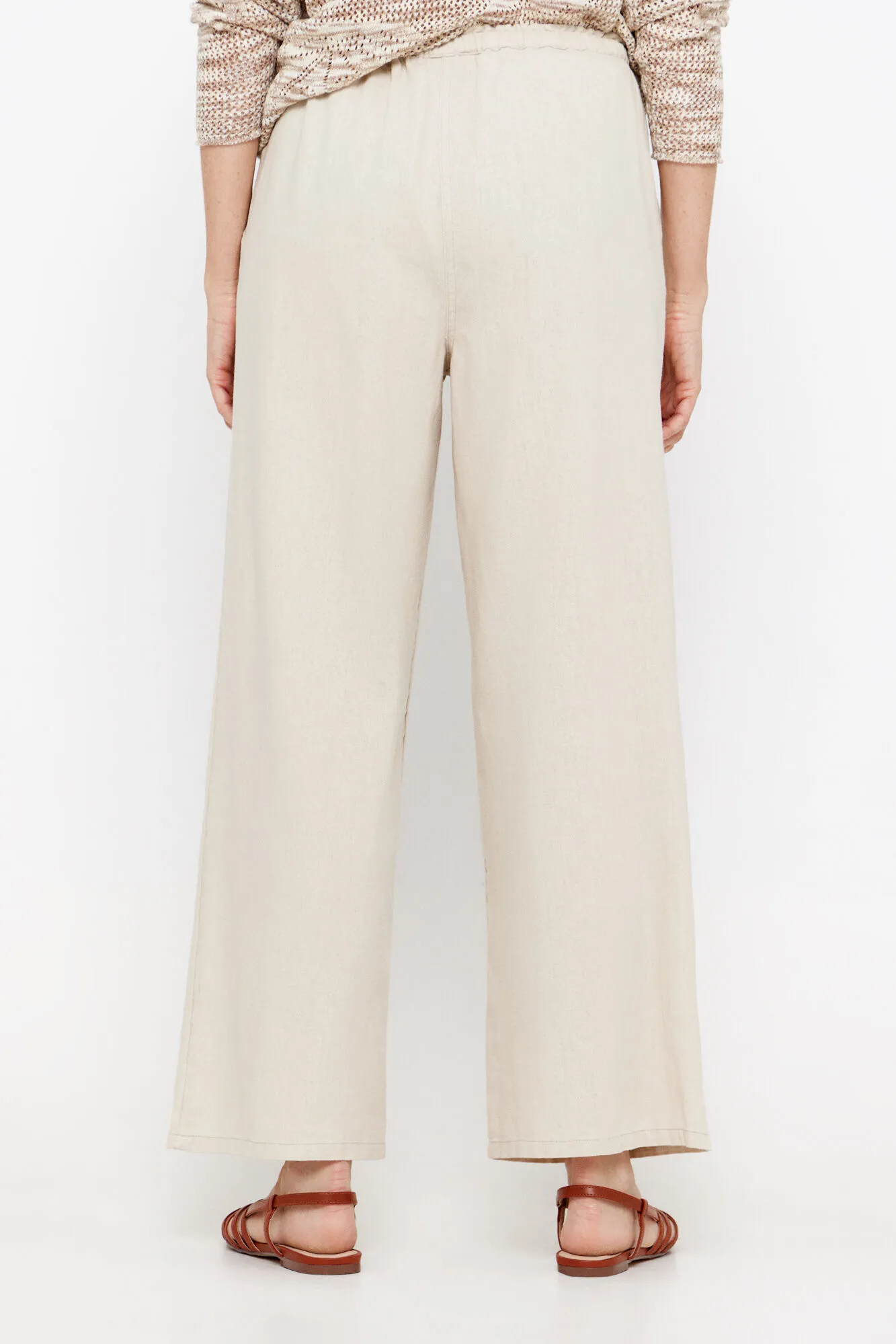 Linen pyjama trousers