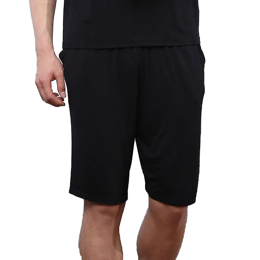 Male Pyjamas Bottoms Shorts Casual Short  Pants Elastic Trousers