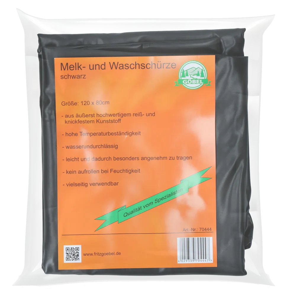 Melk- en Waterschort Multifunctioneel Zwart 80 x 120 cm