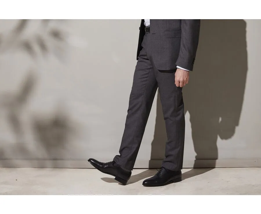 Men's Middle grey Suit Trousers - LAZARE