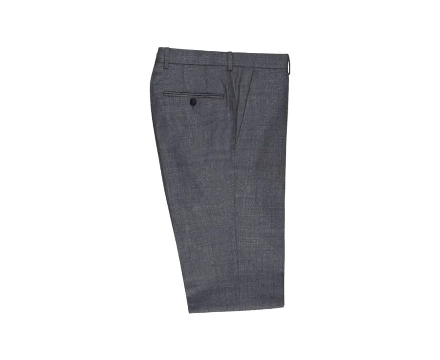 Men's Middle grey Suit Trousers - LAZARE