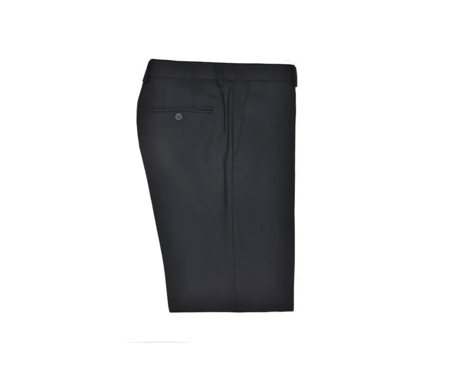 Men's Navy Suit Trousers - LAZARE