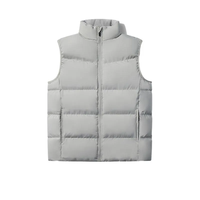 Men's Casual Vest, Lightweight Sleeveless Zip Vest Warm Outerwear