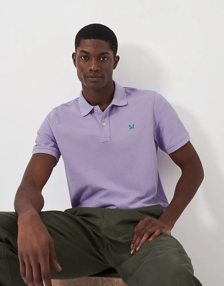 Men's Classic Pique Polo Shirt from Crew Clothing Company