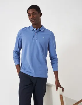 Men's Long Sleeve Classic Polo Shirt from Crew Clothing Company