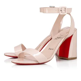 Miss Sabina 85 mm Sandals - Patent calf leather - Leche