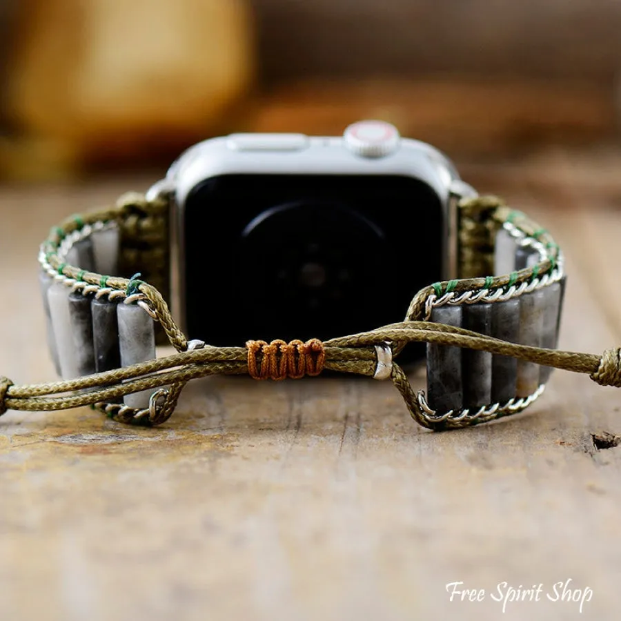 Natural Gray Quartz Apple Watch Band