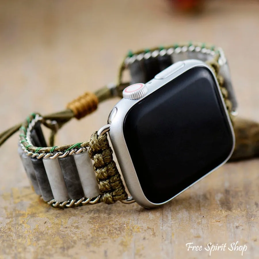 Natural Gray Quartz Apple Watch Band