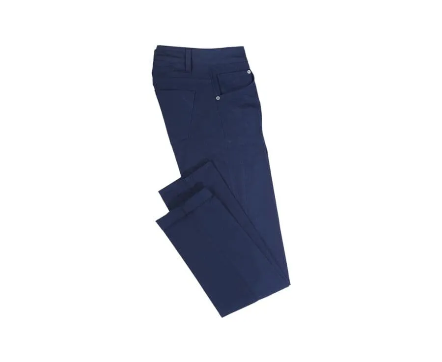 Navy Men's 5 pocket Trousers - KARSON