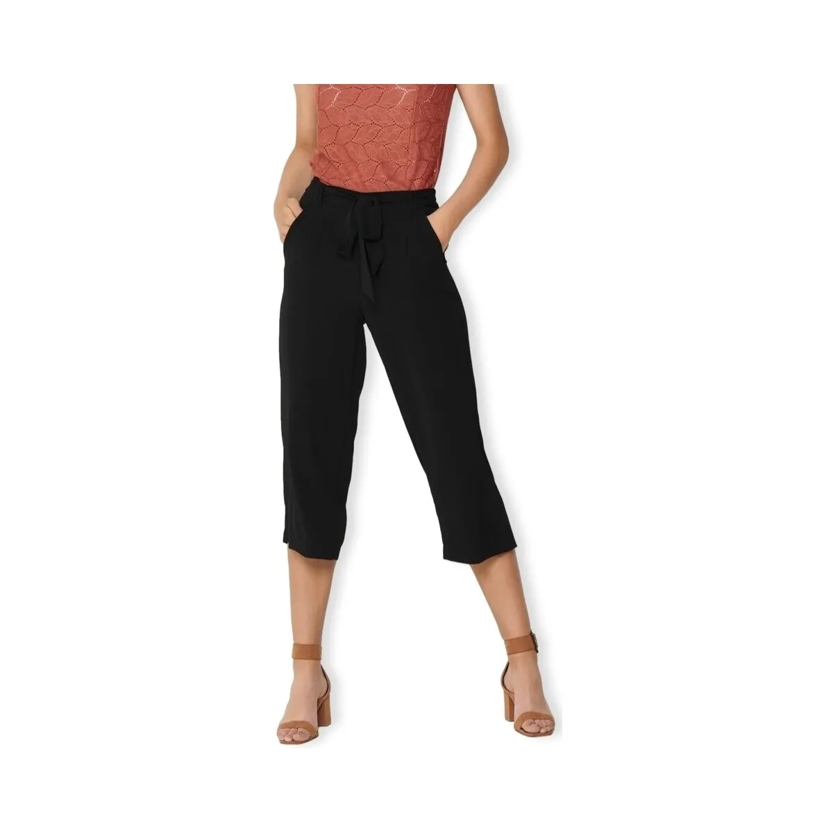 Noos Winner Palazzo Trousers - Black