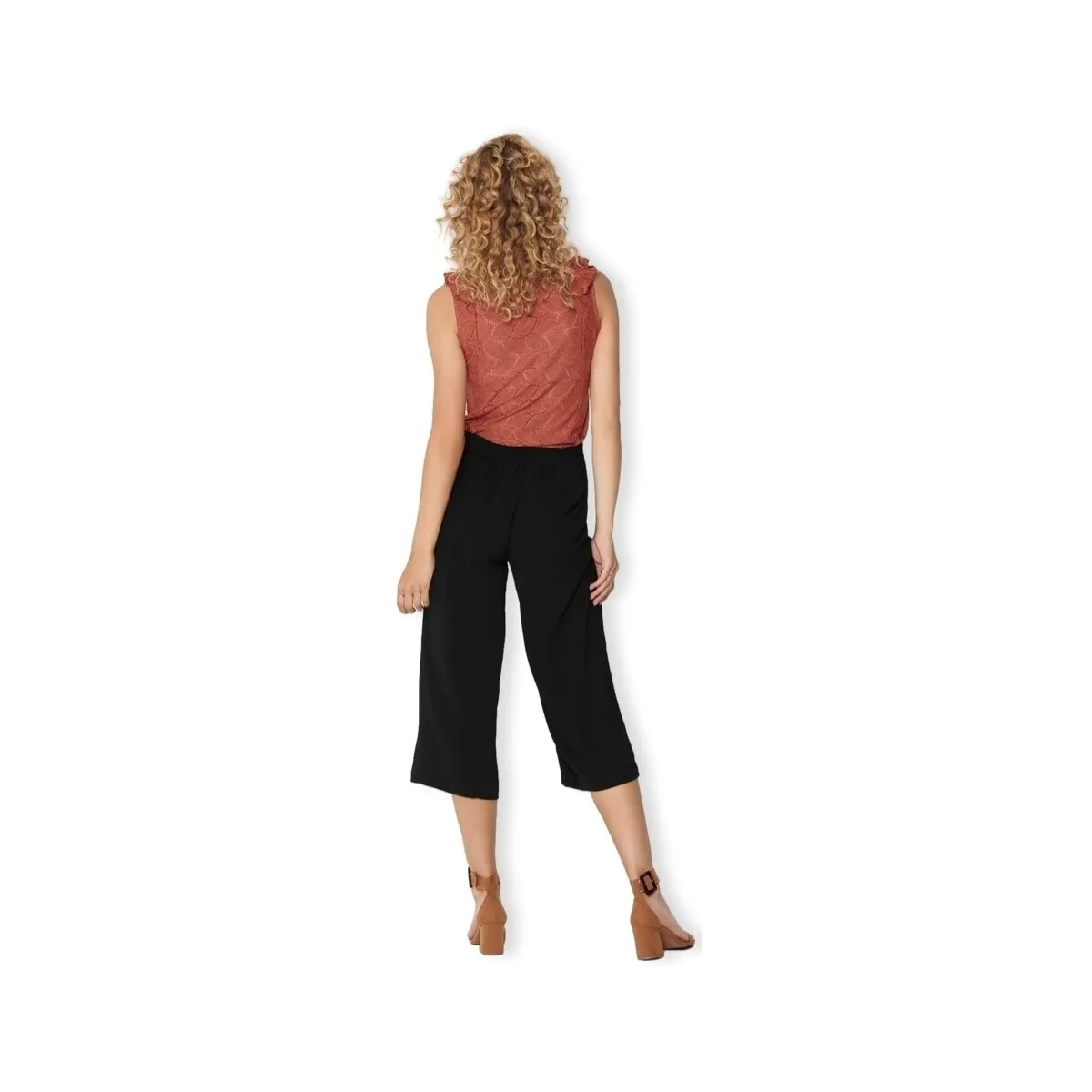 Noos Winner Palazzo Trousers - Black