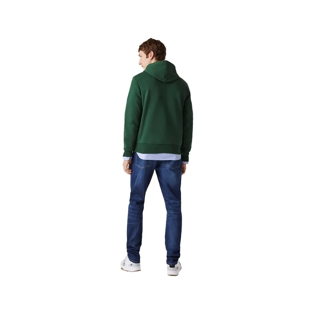 Organic Brushed Cotton Hoodie - Vert