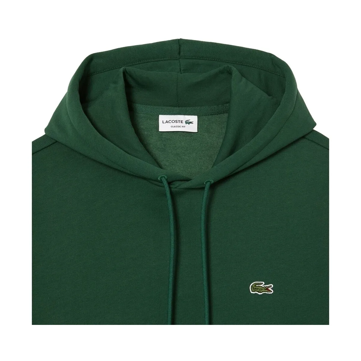 Organic Brushed Cotton Hoodie - Vert