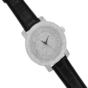 Pave Triple Bezel Iced Out Bling Hip Hop Watch