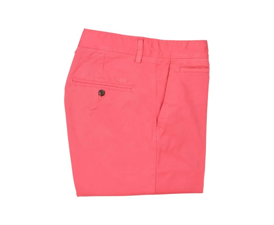 Pink Raspberry Chino trousers for men - JERRY