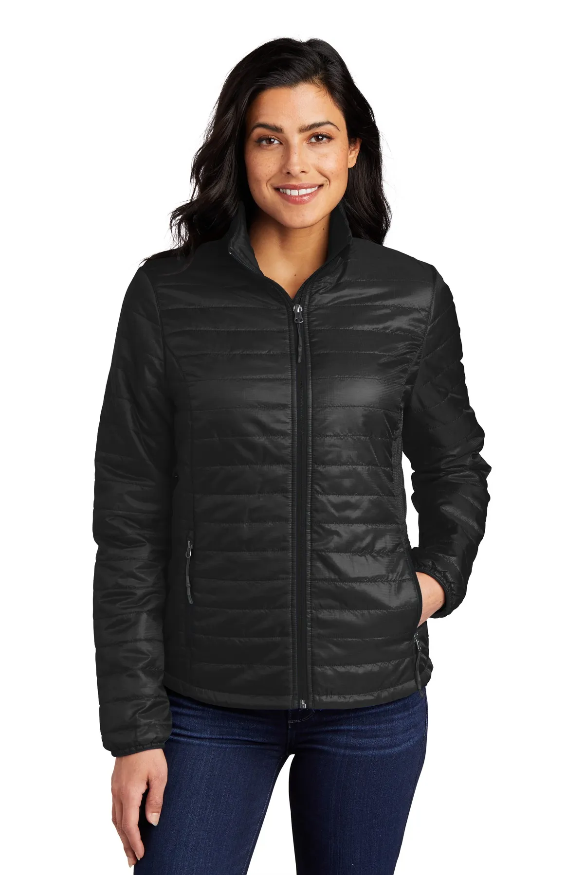 Port Authority Clothing L850 Port Authority   Ladies Packable Puffy Jacket SKU: L850