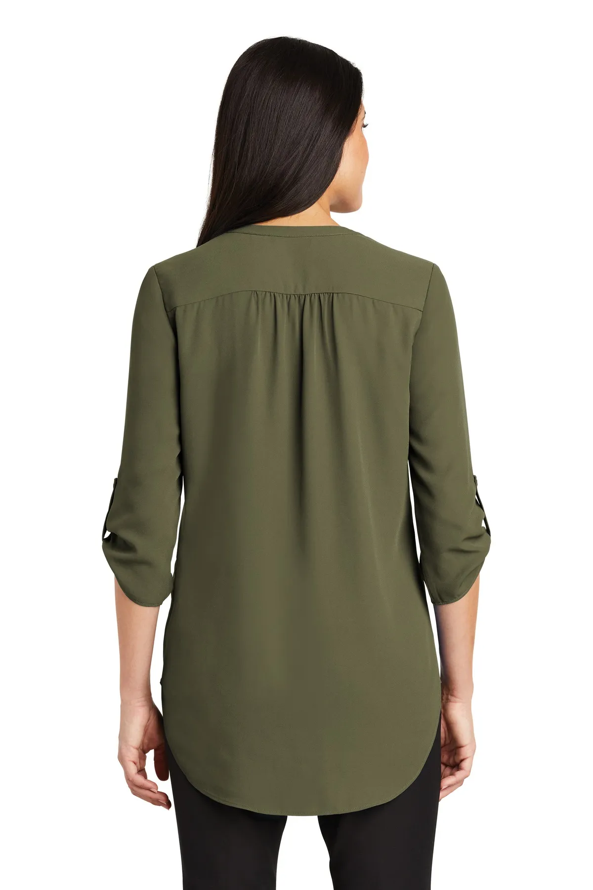 Port Authority Clothing LW701 Port Authority Ladies 3/4-Sleeve Tunic Blouse SKU: LW701