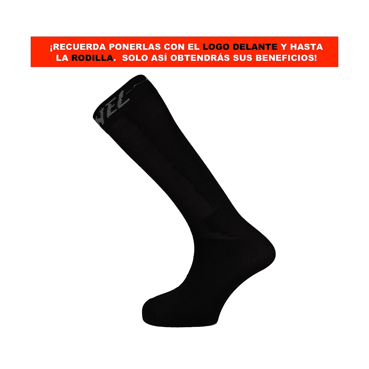 PRENEL - Performance Boosting Tights with Elastic Energy - BLACK PRENEL LOGO