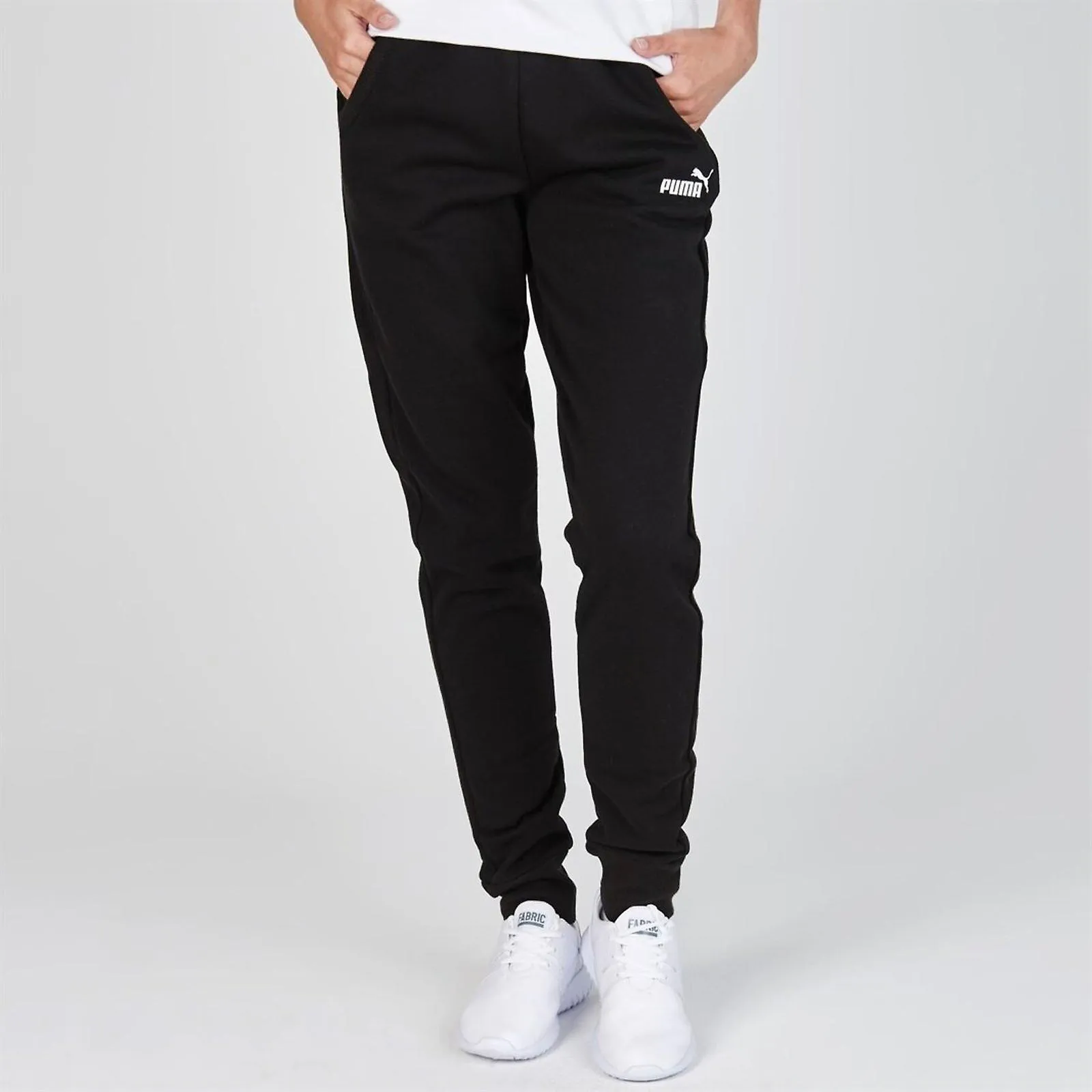 Puma Essentials Logo Slim Trousers Womens