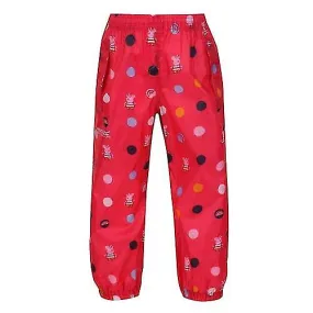 Regatta Childrens/Kids Polka Dot  Packaway Over Trousers