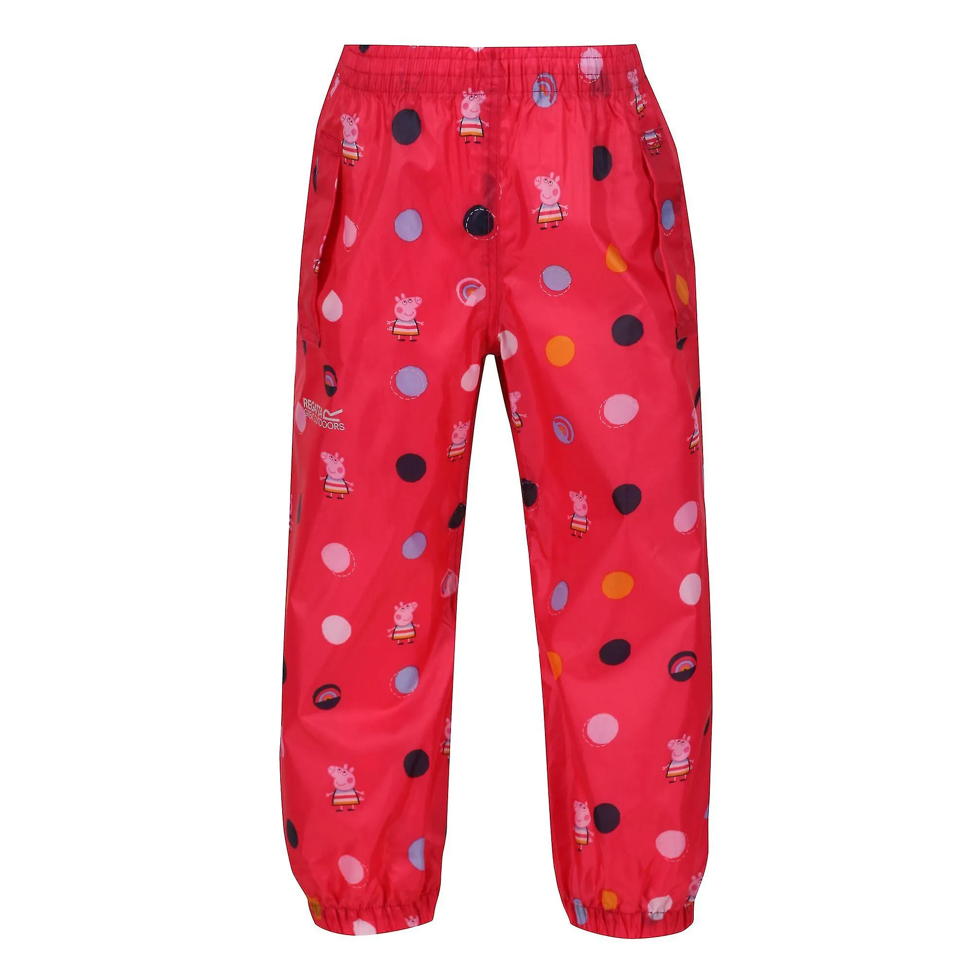 Regatta Childrens/Kids Polka Dot  Packaway Over Trousers