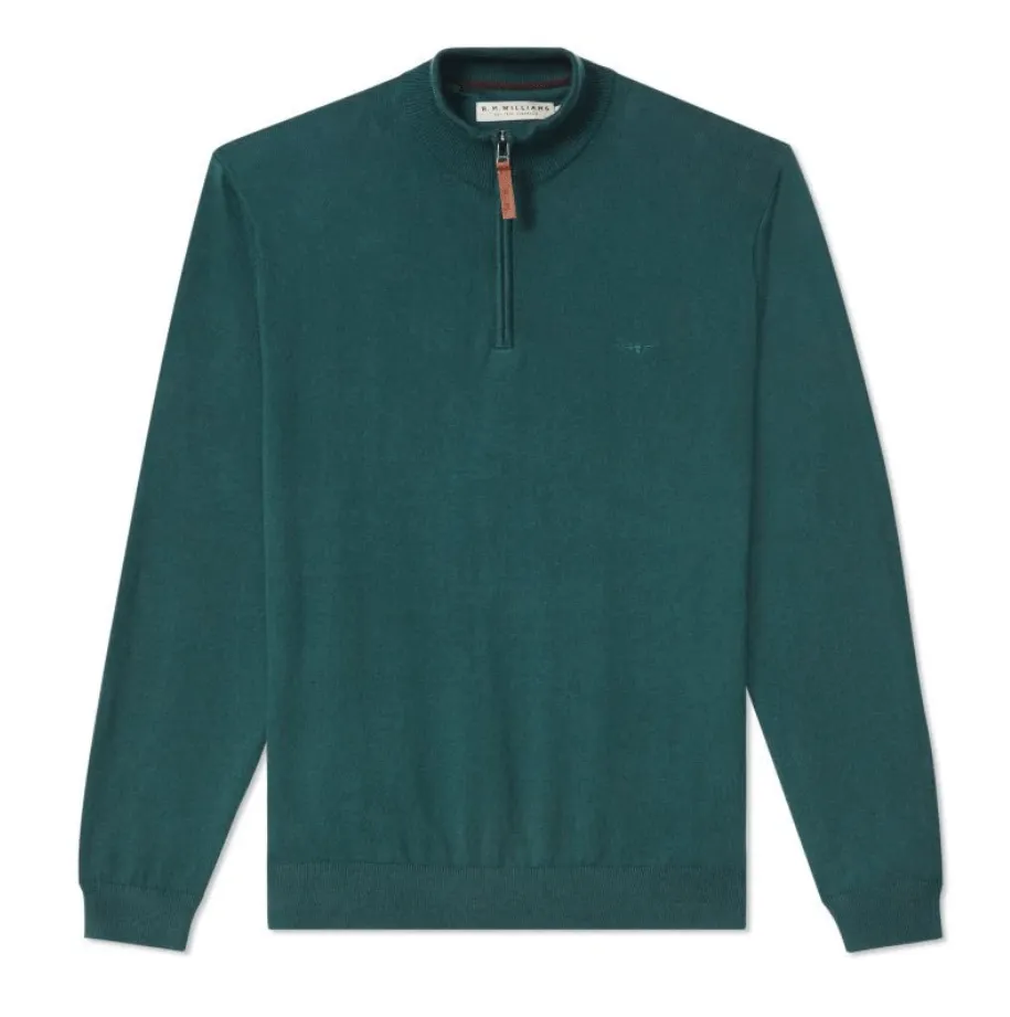 R.M. Williams Ernest Cotton Cashmere 1/4 Zip -  at CCW Clothing