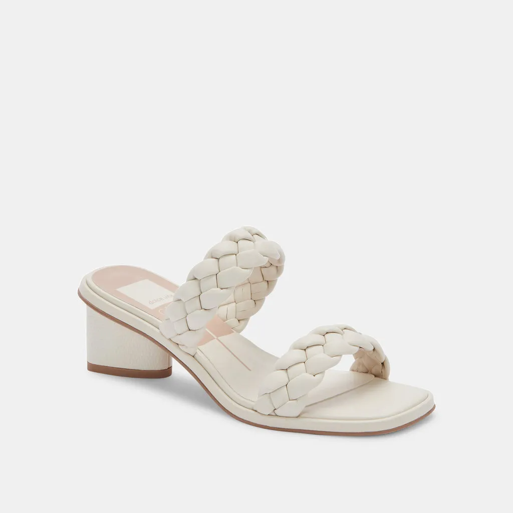 RONIN Sandals Ivory Stella | Braided Ivory Sandals– Dolce Vita 6707429441602