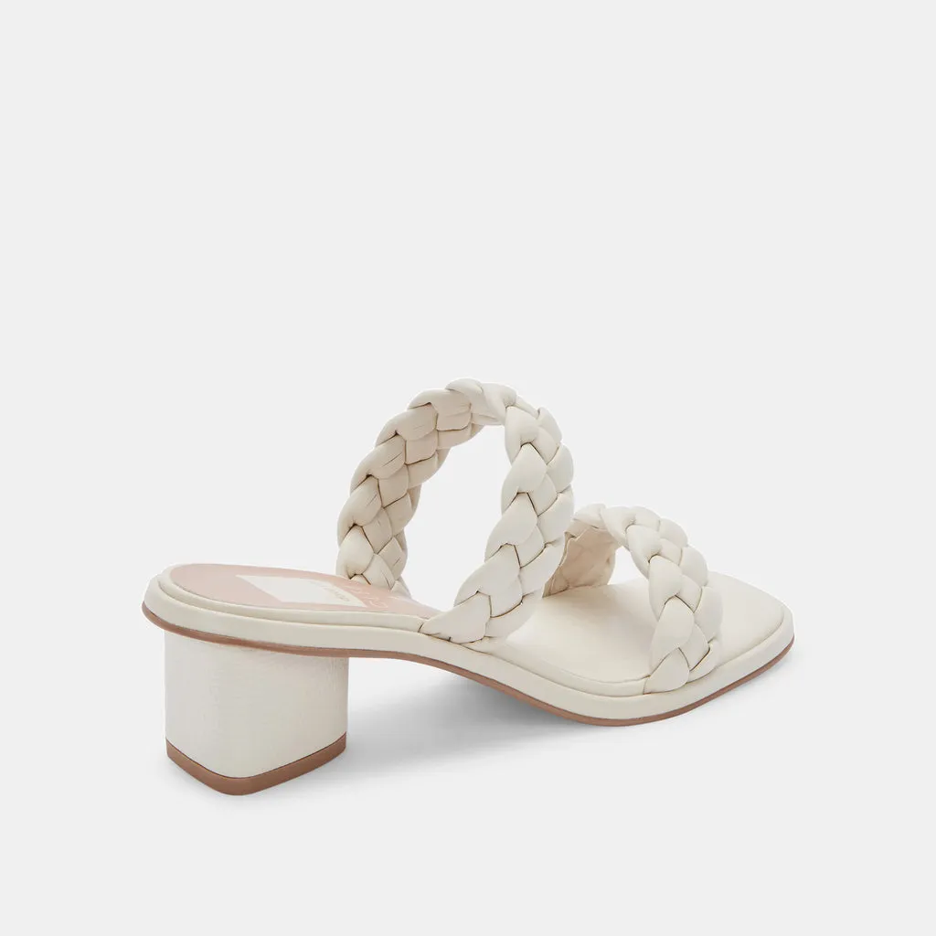 RONIN Sandals Ivory Stella | Braided Ivory Sandals– Dolce Vita 6707429441602