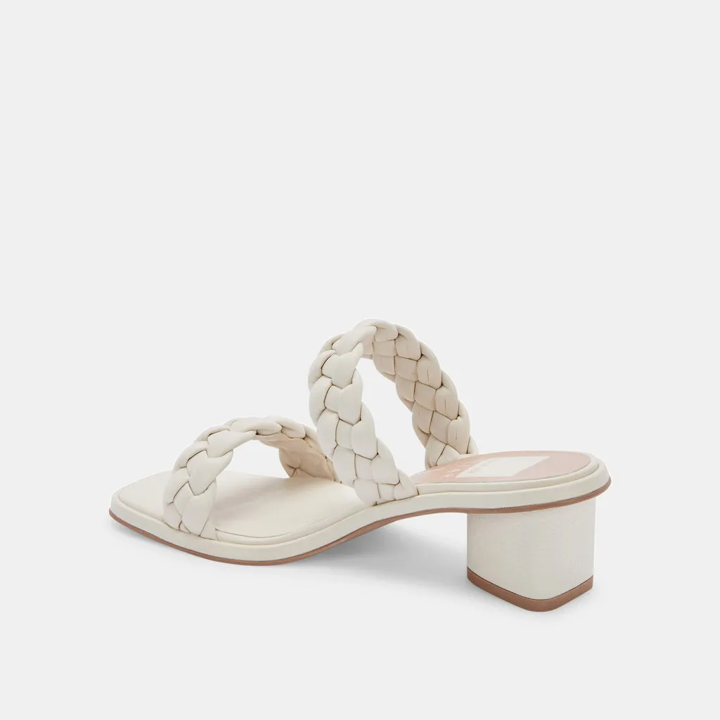 RONIN Sandals Ivory Stella | Braided Ivory Sandals– Dolce Vita 6707429441602