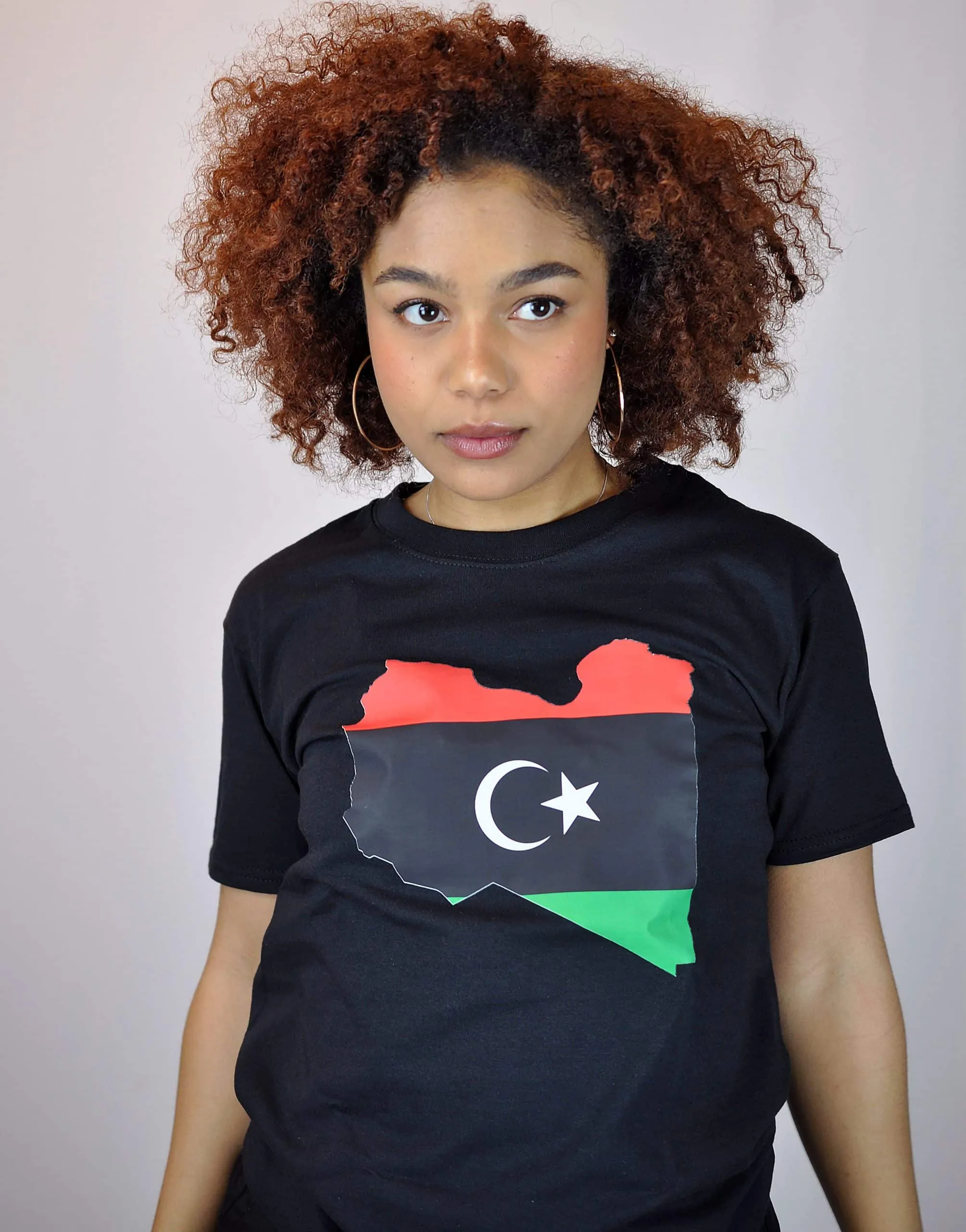 Salem Libya Country Flag Top - African Clothing Store | JT Aphrique