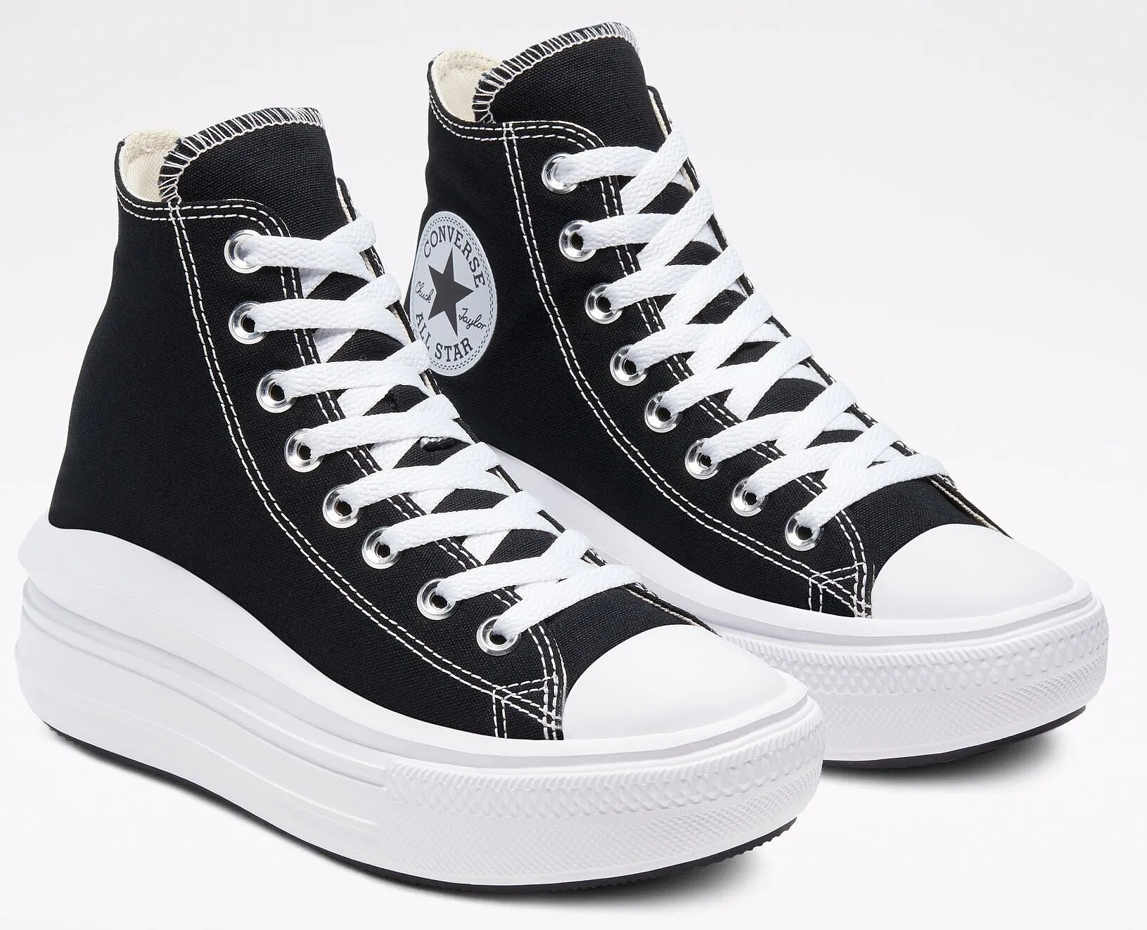 shoes Converse Chuck Taylor All Star Move Platform Hi - 568497/Black/Natural Ivory/White - women´s