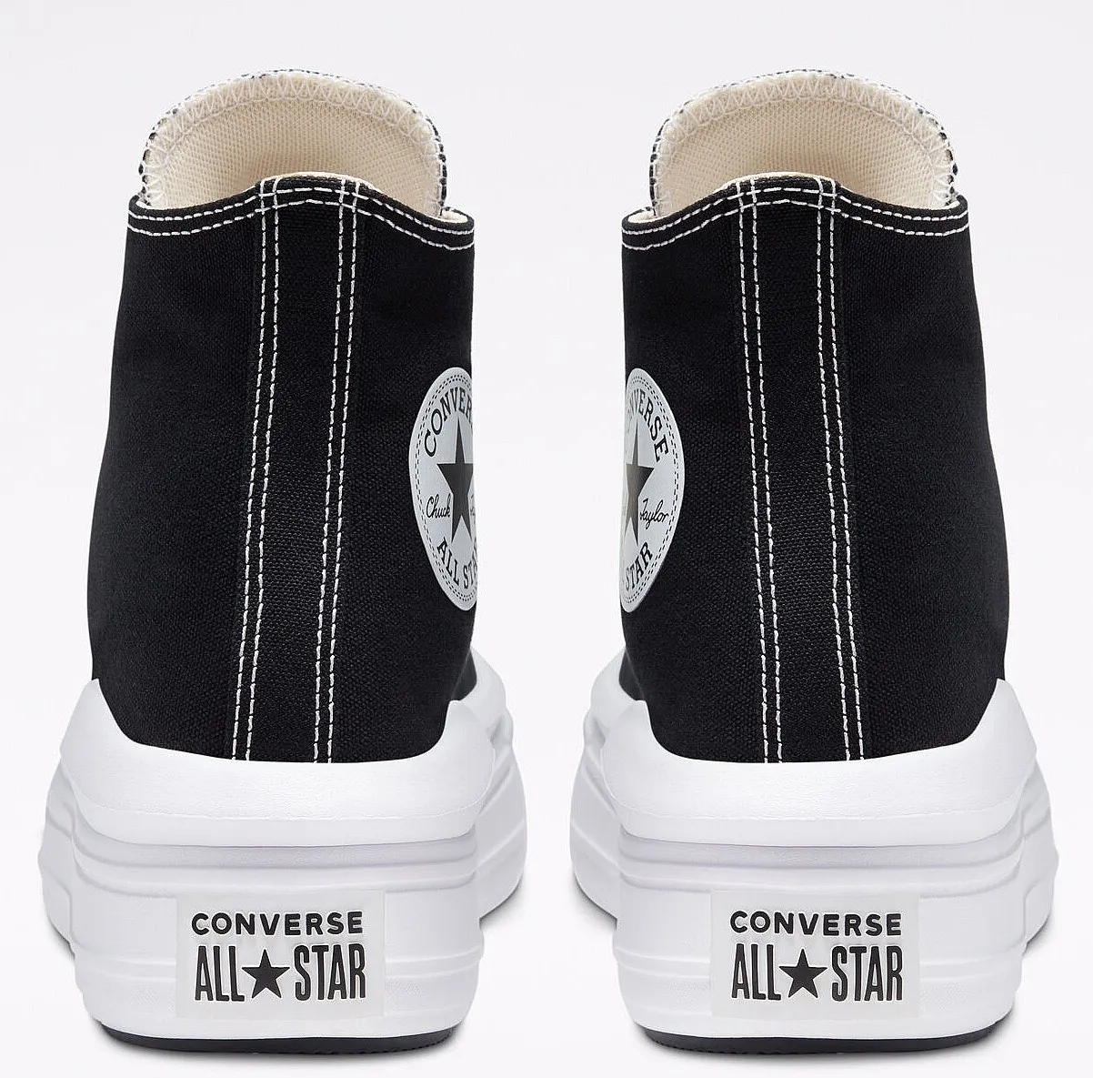 shoes Converse Chuck Taylor All Star Move Platform Hi - 568497/Black/Natural Ivory/White - women´s