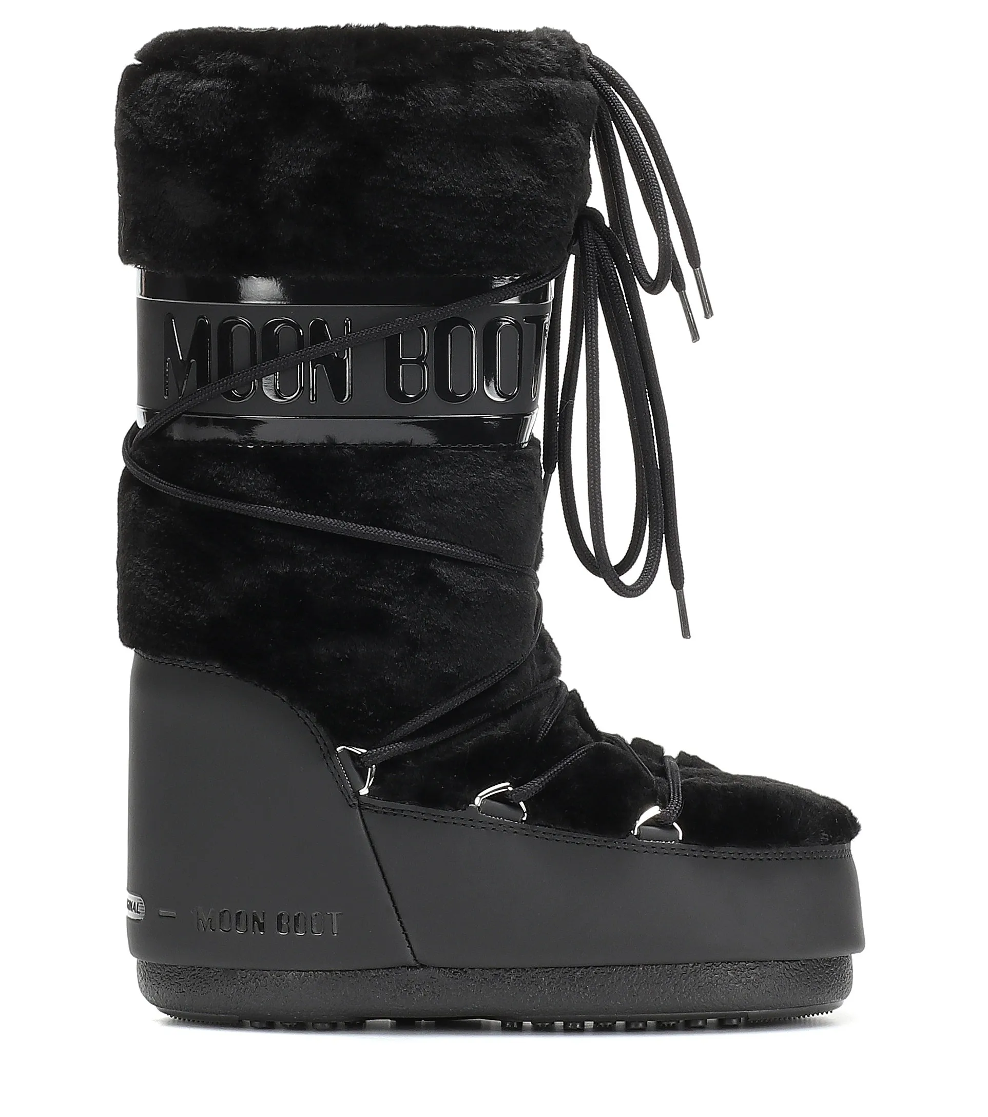 shoes Tecnica Moon Boot Classic Faux Fur - Black - women´s