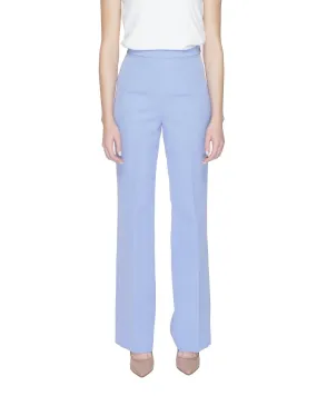 Silence Plain Trousers with Zip Fastening