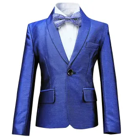 Sliktaa Boys 5Pce Shiny Party Wear Wedding Suit