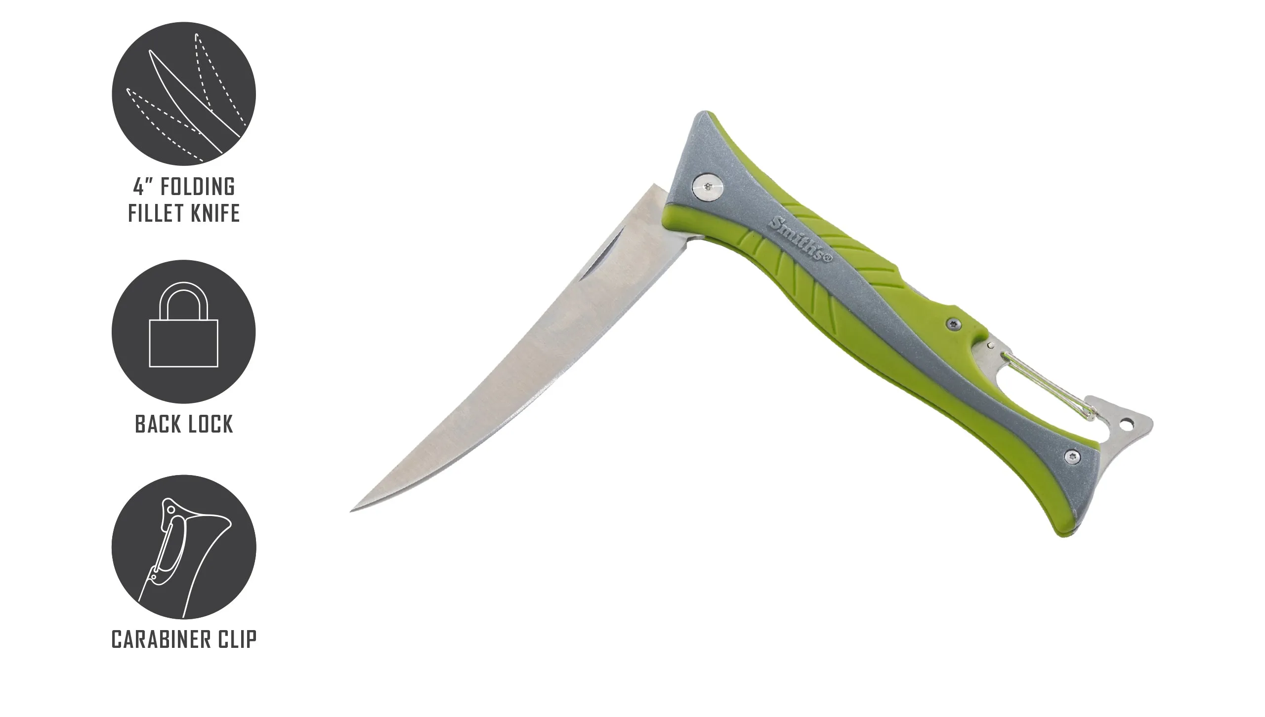 Smith's 4 in. Folding Flex Fillet Knife