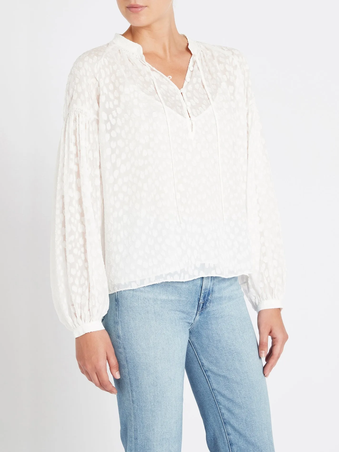 Smocked Peasant Top