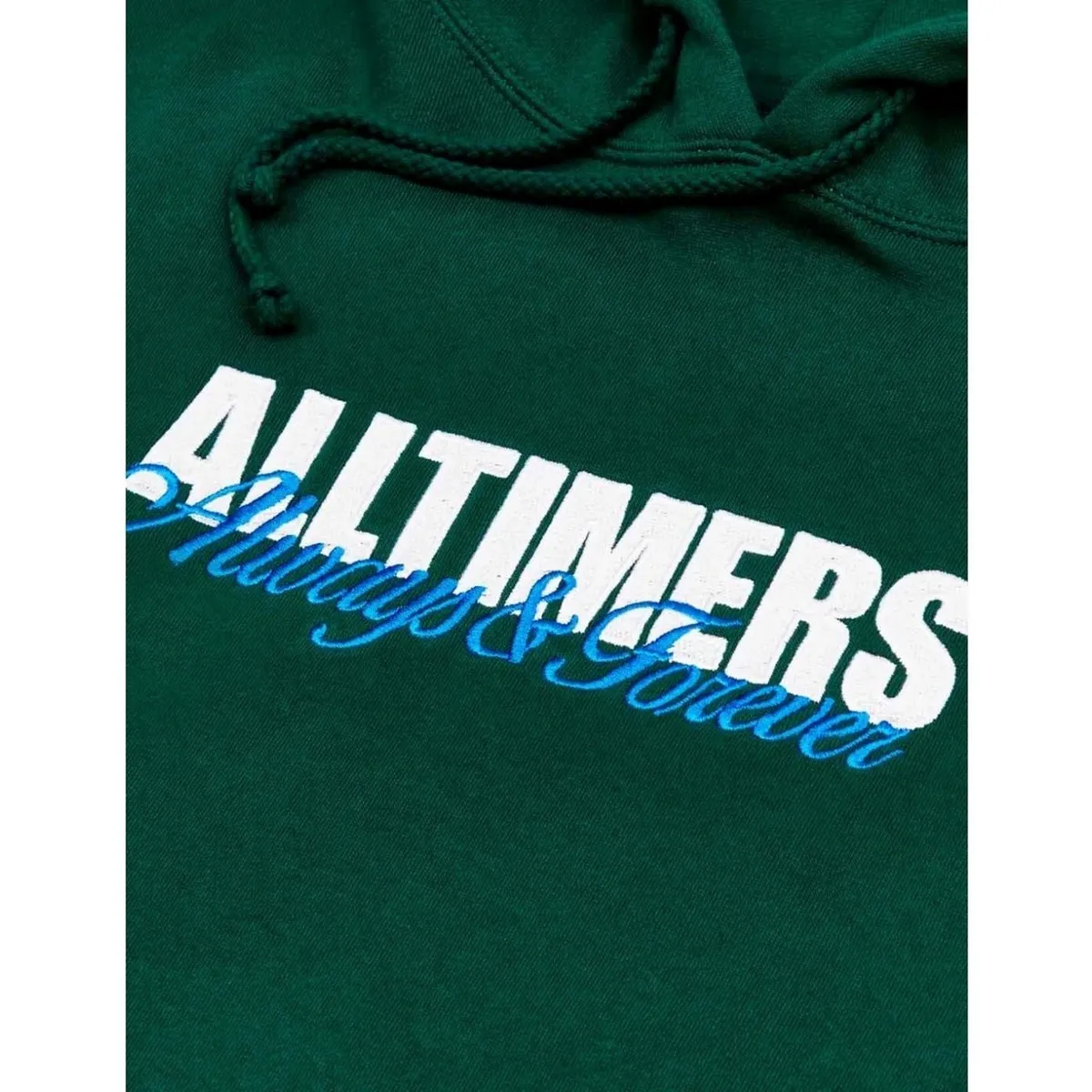 SUDADERA  ALWAYS EMBROIDERED HOODIE DARK GREEN