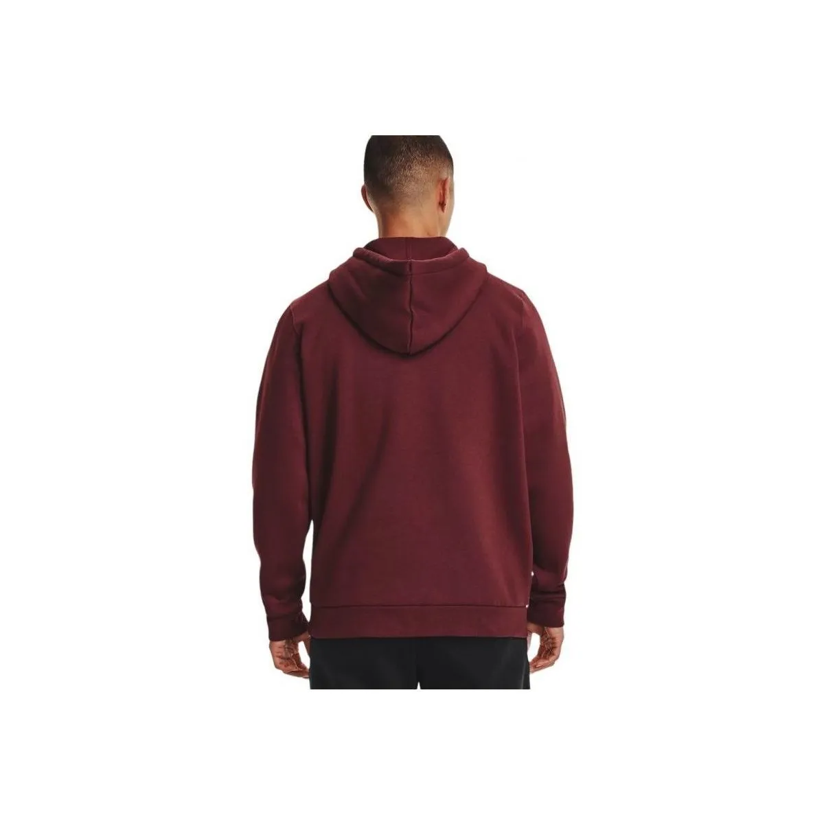 Sudadera Essential Fleece Hoodie Hombre Chestnut Red/White