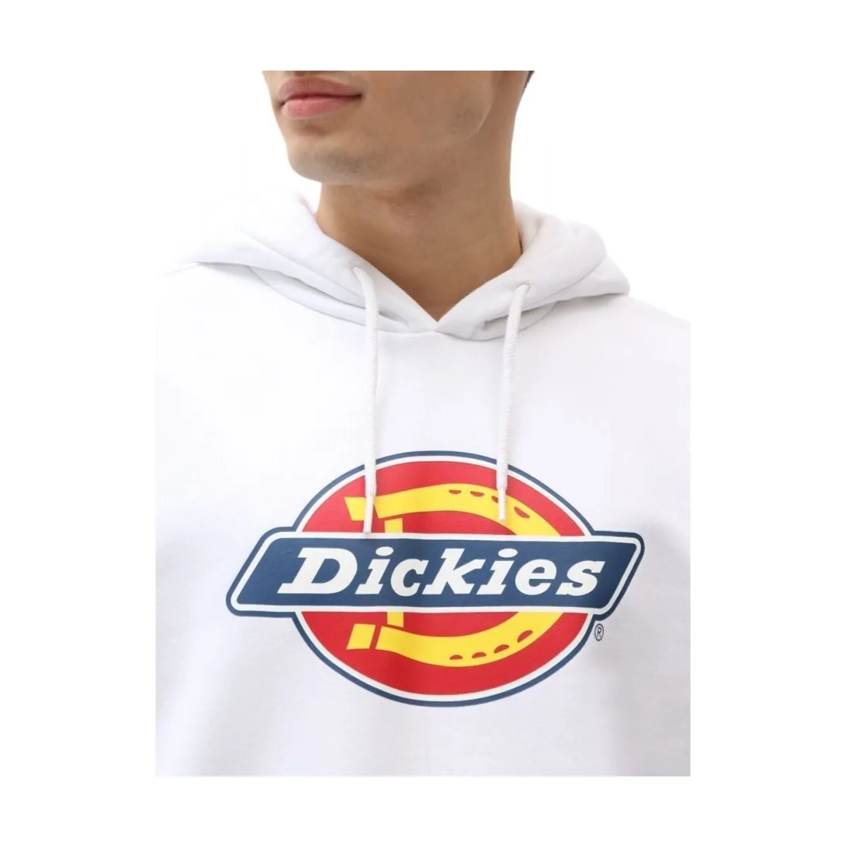 Sudadera Icon Logo Hoodie Hombre White