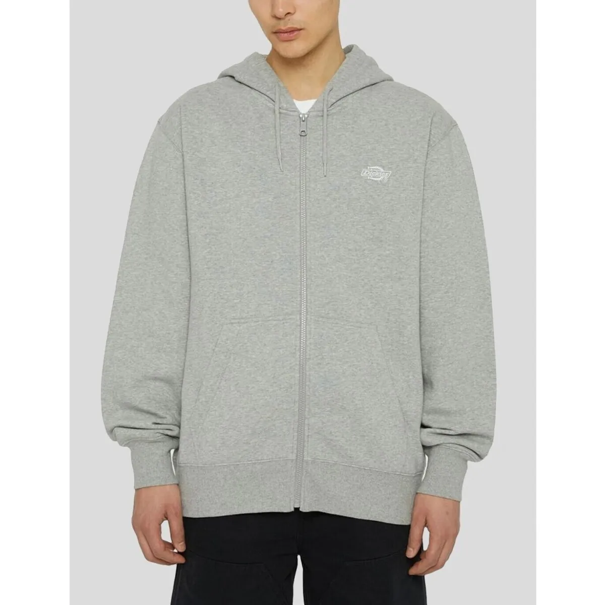 SUDADERA  SUMMERDALE ZIP HOODIE  GREY MELAGNE