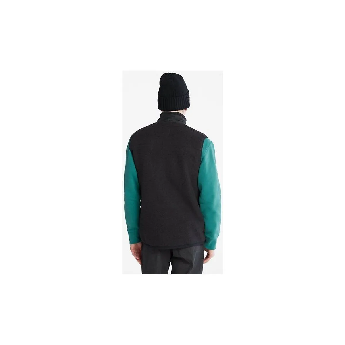 TB0A24DA0011 - SHERPA FLEECE VEST-BLACK