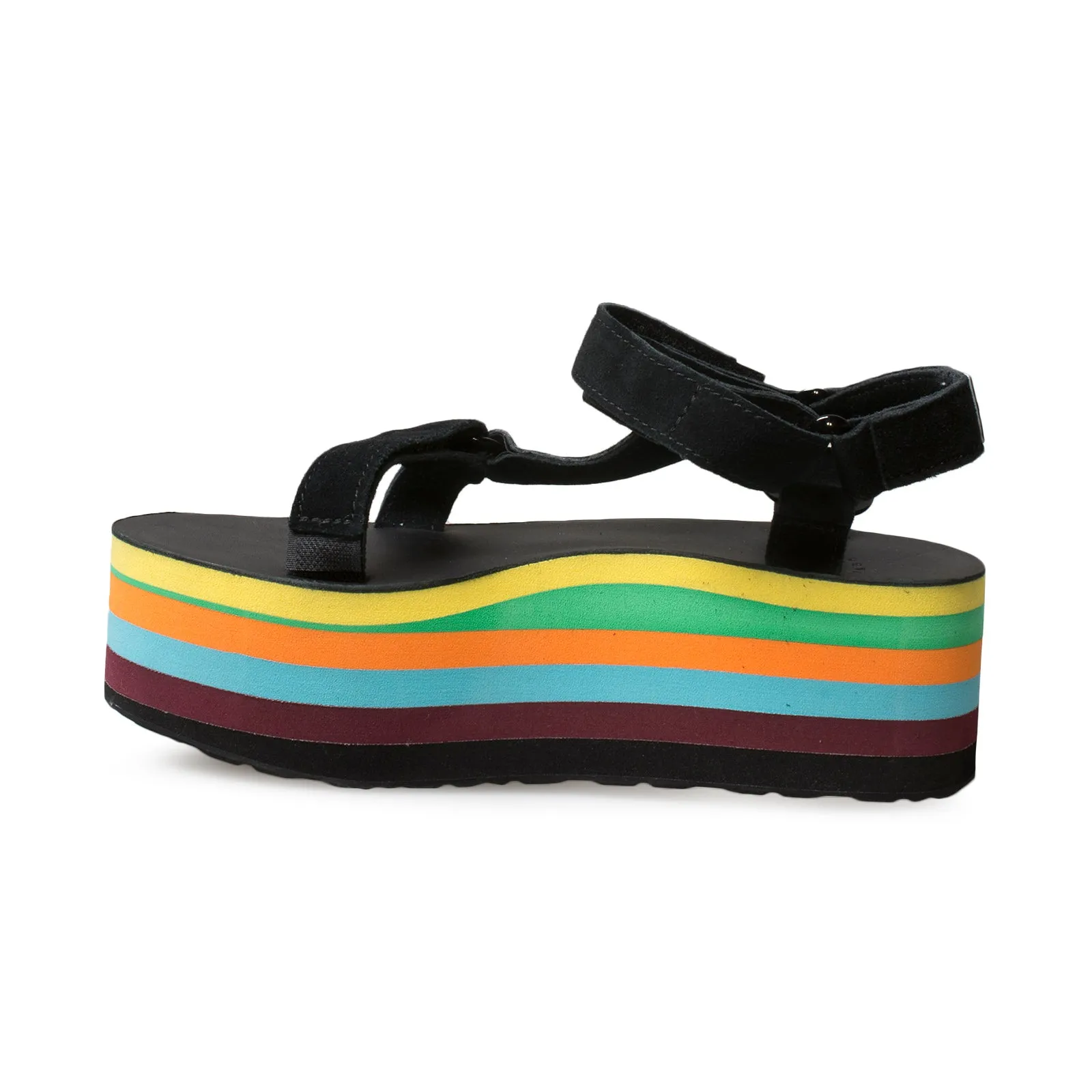 Teva Black Multi Women's Sandals - Opening Ceremony Flatform Universal