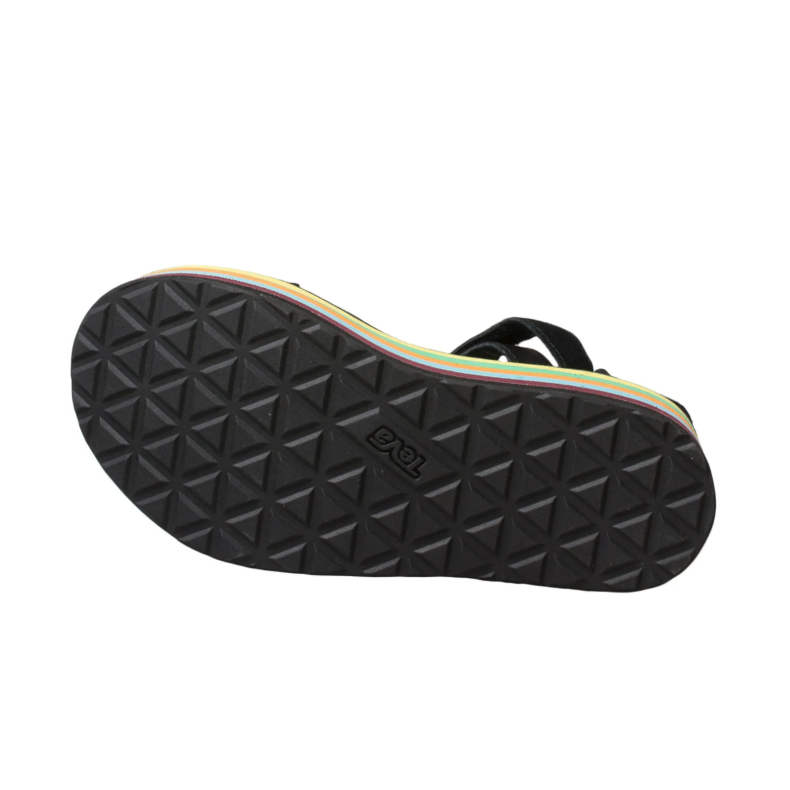 Teva Black Multi Women's Sandals - Opening Ceremony Flatform Universal