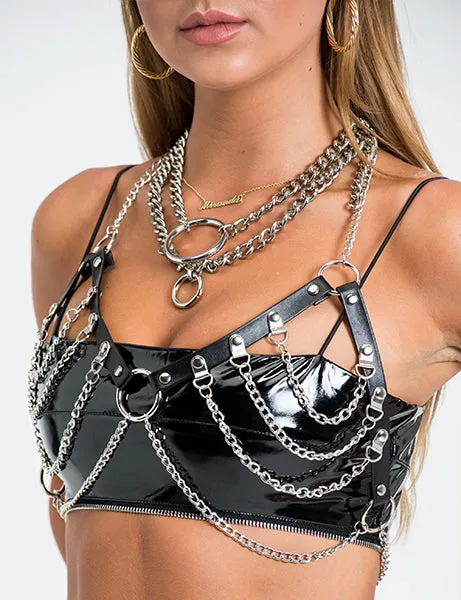 THE BOSS HARNESS TOP