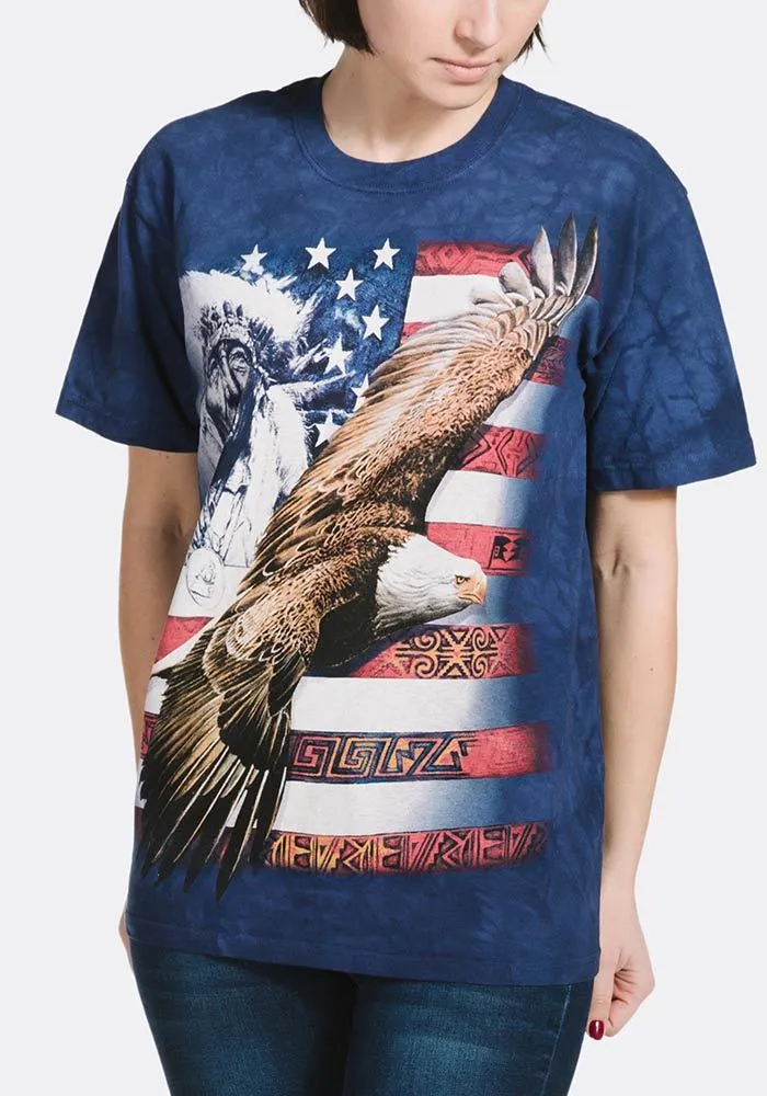 The Mountain Unisex Tee, Spirit of America