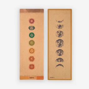 The Spiritual & Aligned Pack: Chakras + Moon Phases Cork Mats