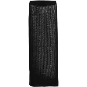 TJW  OPEN STITCH MAXI SKIRT